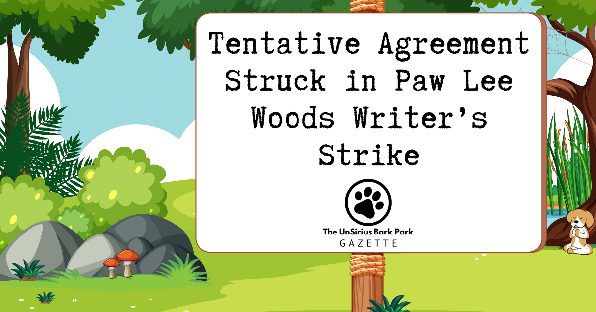 Tentative agreement struck in Paw Lee Woods writer's strike